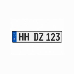 Carbon Autokennzeichen bestellen – Direkt Zulassen