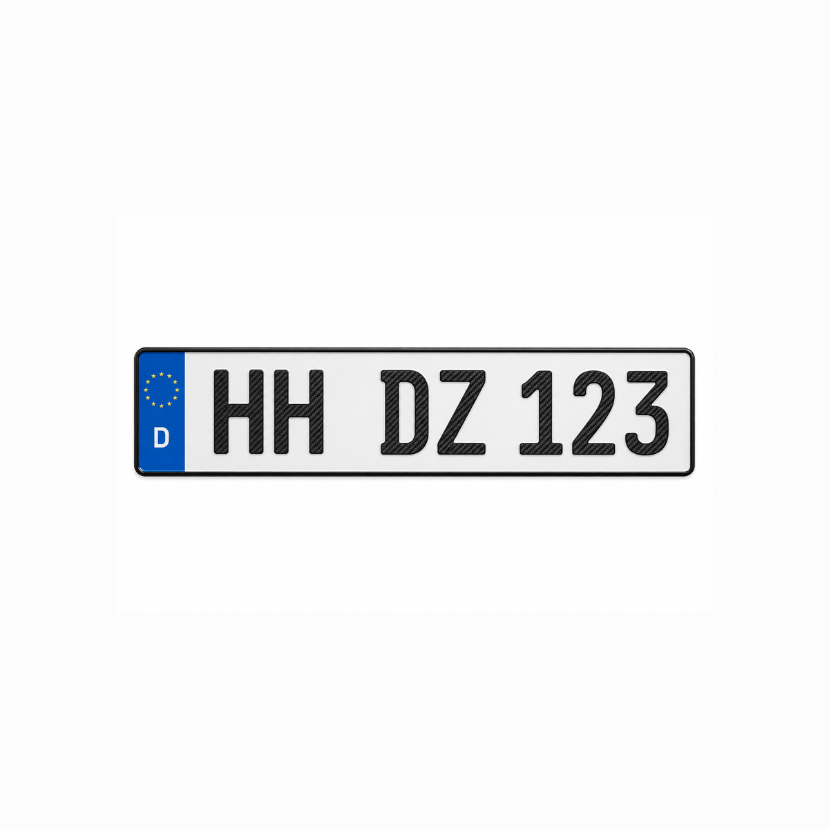 Carbon Autokennzeichen bestellen – Direkt Zulassen