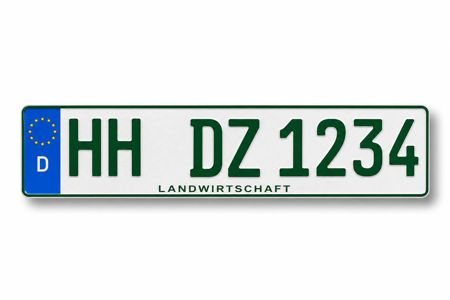 Grünes Kennzeichen bestellen – Direkt Zulassen DZ Kennzeichen online bestellen