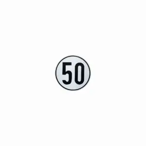 Klebeschild 50 km/h kaufen – Direkt Zulassen