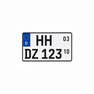 Saison Motorrad Kennzeichen bestellen – Direkt Zulassen